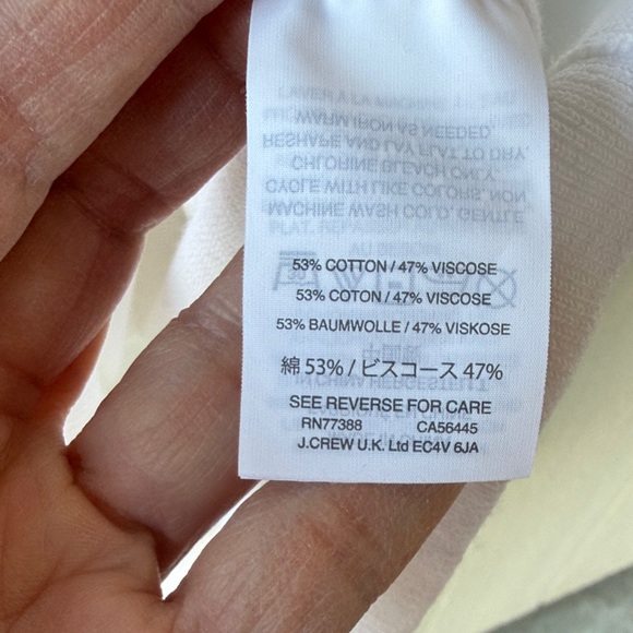 J. Crew White Ladies Button-Up Women's Sweater - Picture 3 of 9